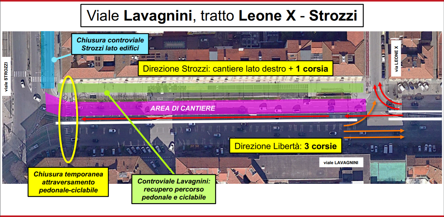 VIALE LAVAGNINI (tratto Leone X - Strozzi)